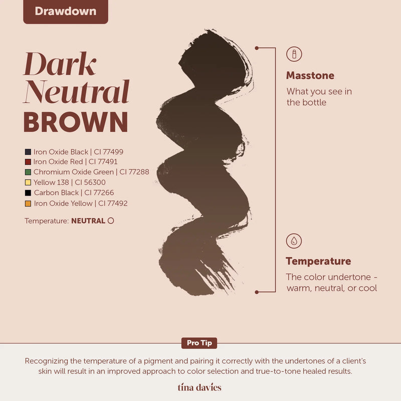Dark Neutral Brown - FADE by Tina Davies