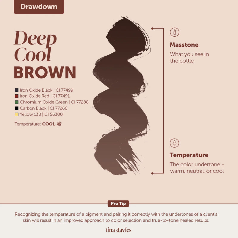 Deep Cool Brown - FADE by Tina Davies