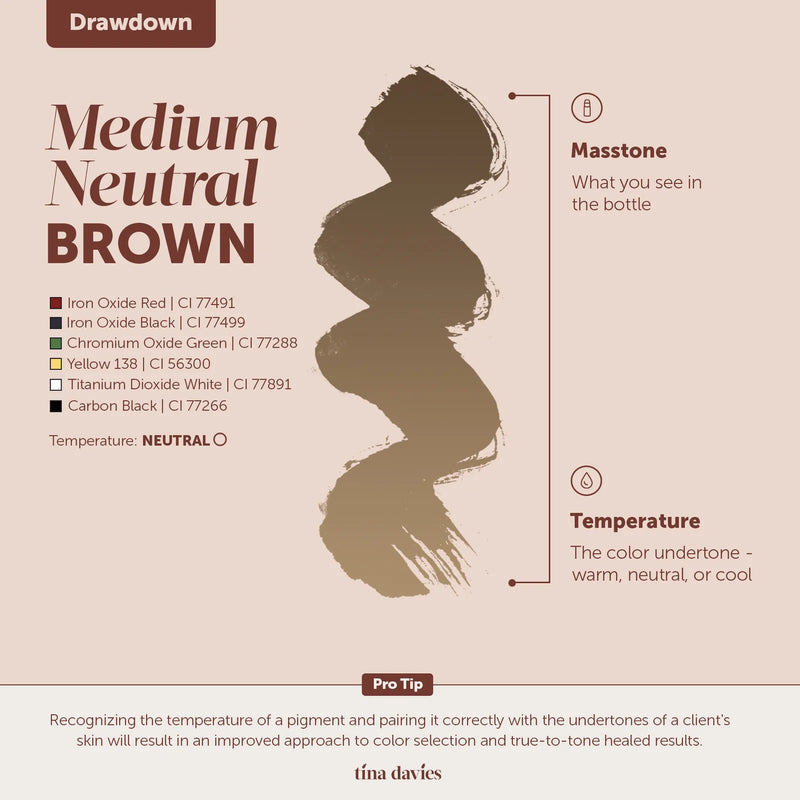 Medium Neutral Brown - FADE by Tina Davies