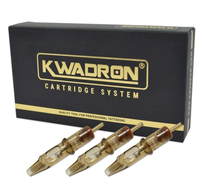 KWADRON NEEDLE CARTRIDGE - SOFT EDGE 13 CURVED MAG SHADERS .30mm MEDIUM LONG TAPER (30/13SEMLT)