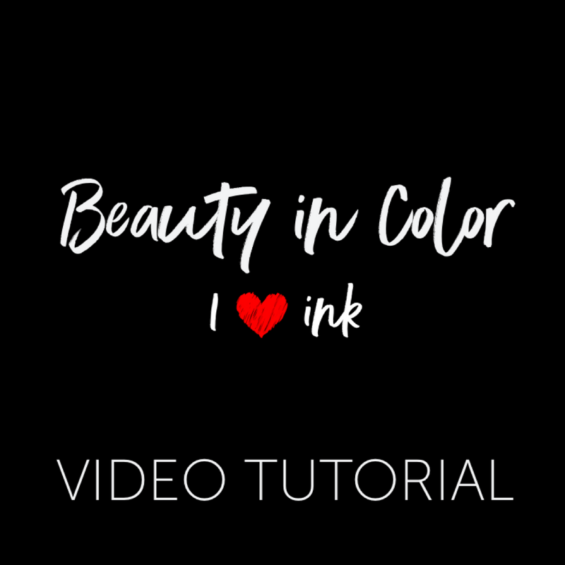 I Love Ink Color Course Video Tutorial