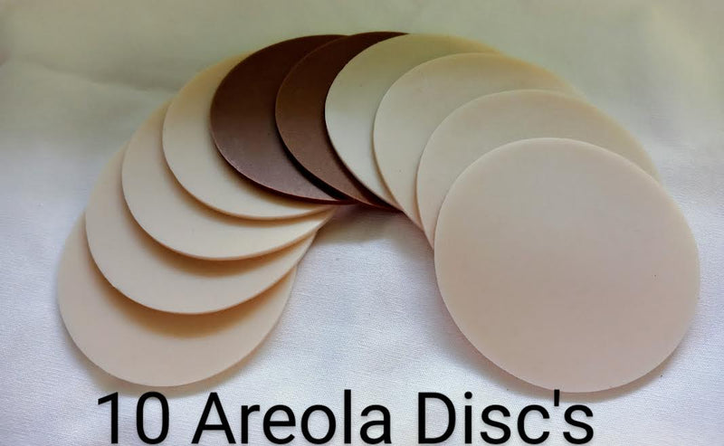 Discs for Areola Practice Mounds - 10 Disc Tone Set